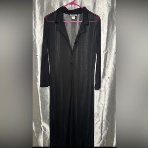 Elegant Black Women's Cardigan